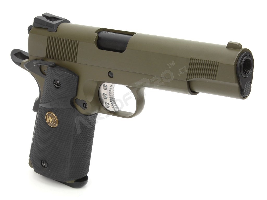 Pistola de airsoft M.E.U. SOC OD, fullmetal, blowback [WE]