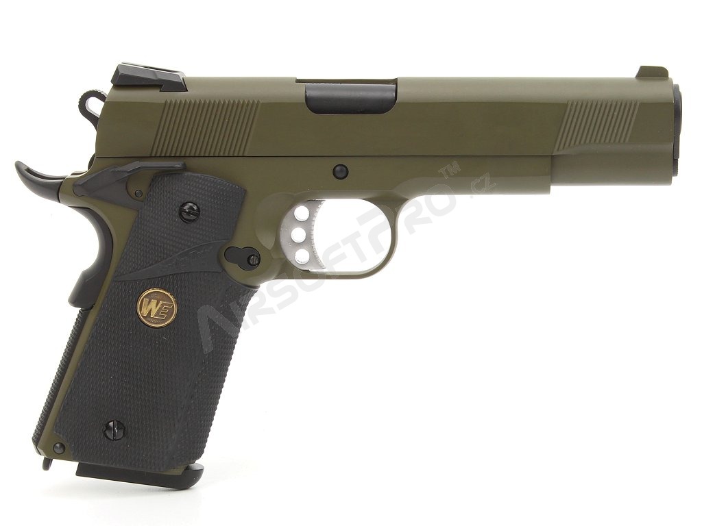 Pistola de airsoft M.E.U. SOC OD, fullmetal, blowback [WE]