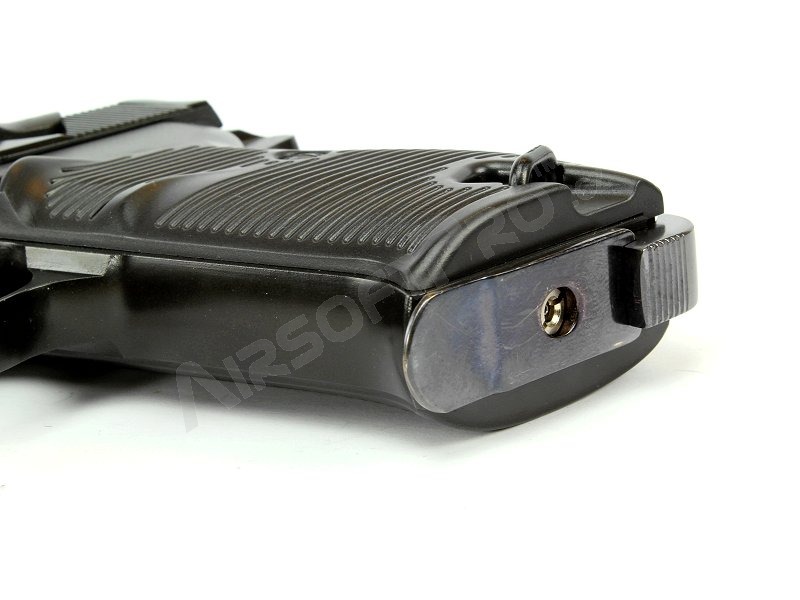 Airsoftová pistole P38 - plyn, celokov, blowback - černá [WE]