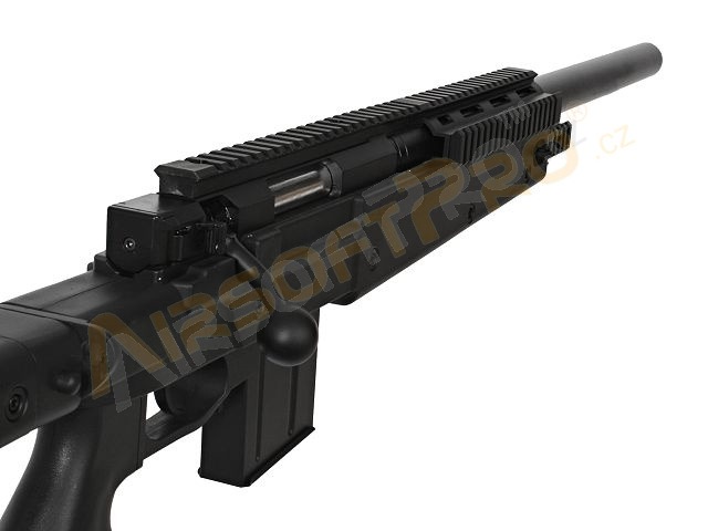 Airsoft sniper MB4406D + optika a dvojnožka - černá [Well]
