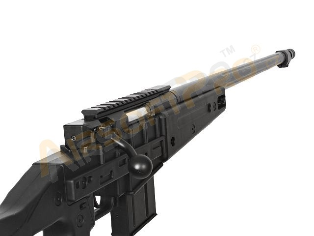 Airsoft sniper MB4409D + optika a dvojnožka - černá [Well]