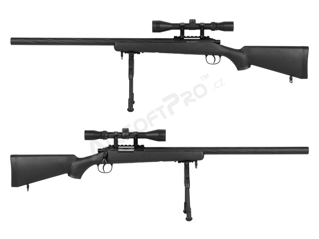 ARES Kar98K Sniper Airsoft Classic Rifle - Steel Version with Scope and  Mount (Spring Power)