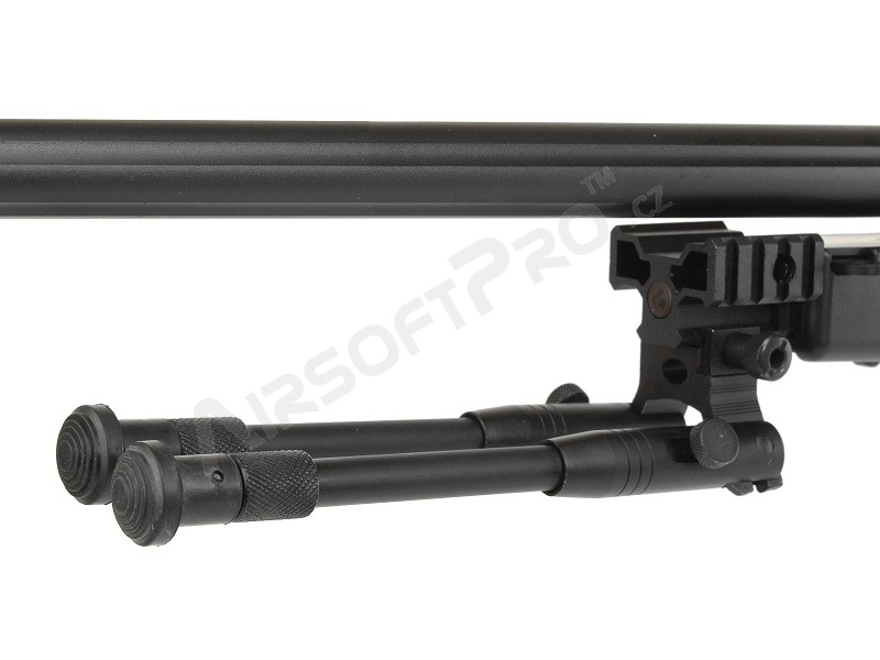 Airsoft sniper MB4414D + optika a dvojnožka - černá [Well]