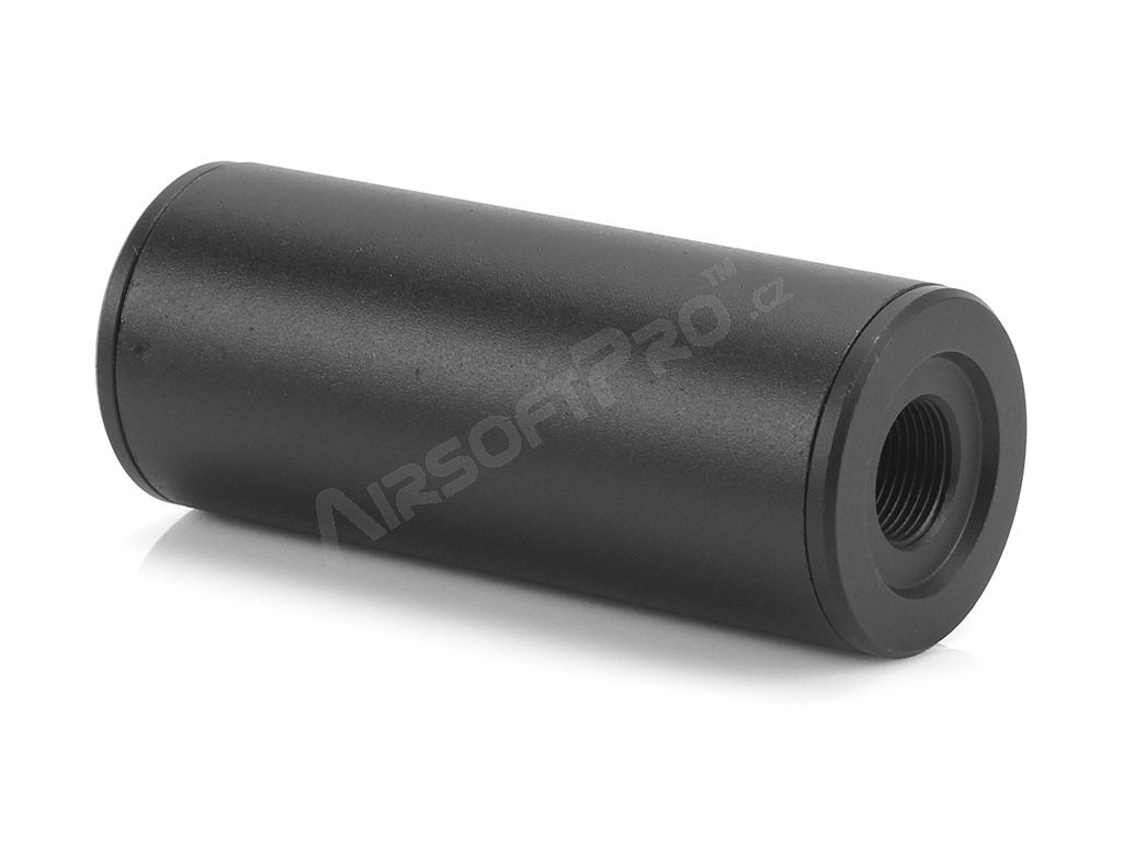 Silenciador metálico 85 x 35 mm - negro [Well]