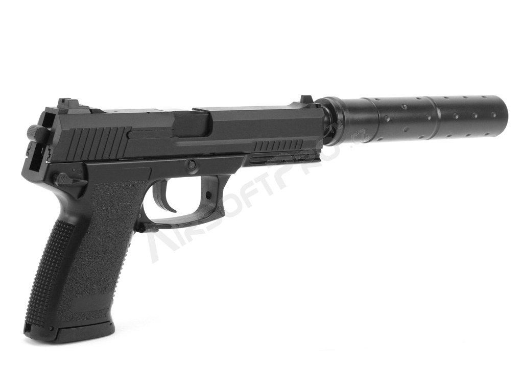 ASG - Pistolet MK23 Spécial Opérations - GNB - Gaz - Noir (1 joules) -  Elite Airsoft